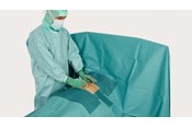 BARRIER Flex Universeelset abdominaal afdeklaken in gebruik