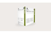 hand in handschoen met groen indicatiesysteem